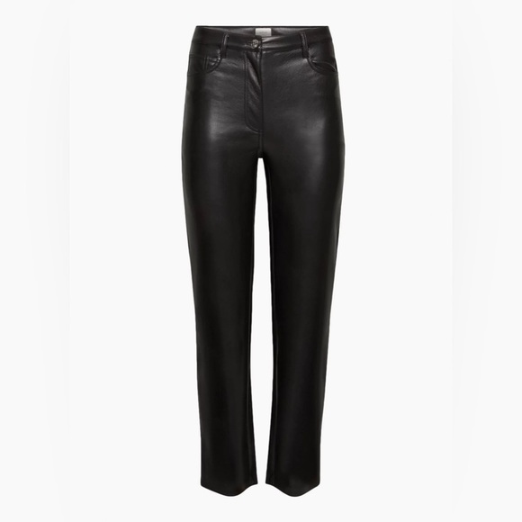 Wilfred Pants - Aritzia Wilfred Melina Faux Leather Pant